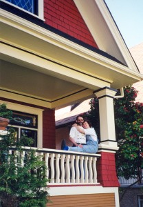 On our front porch (2001)